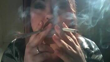 British BBW Mistress Tina Snua Wants You To Be Her Smoke Slave As She Smokes 2 Cigarettes At Once - Britain on femdomerotic.com