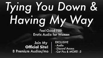 Gentle Dom: Tying You Down, Having My Way, Filling You With Cum Aftercare [Erotic Audio for Women] on femdomerotic.com