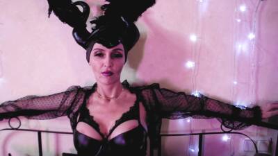 Fetish Leather Dominatrix Eva Latex Foot Job Play With A Horny Dick Mistress Greed Heels Maleficent on femdomerotic.com