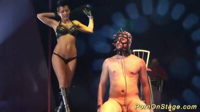 Extreme Fetish Show On Stage on femdomerotic.com