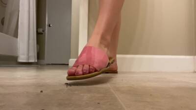 Sandal bug crush fetish by gorgeous college girl with a lot of talking (look at the description) on femdomerotic.com