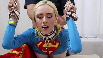 Candy White “Supergirl Solo 1-2” Bondage Doggystyle Blowjobs Deepthroat Oral on femdomerotic.com