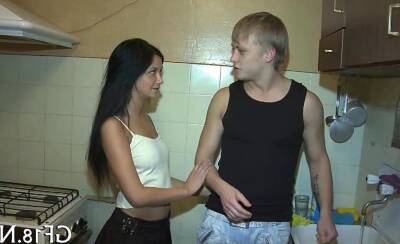 Mesmerizing Russian teen makes her boyfriend a cuckold - Russia on femdomerotic.com