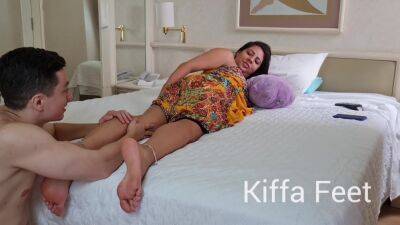 Goddess Kiffa Hangover Footworship - Foot Fetish - Barefoot - Foot Worship - Soles - Foot Slave on femdomerotic.com