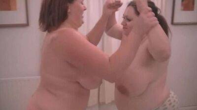 Big Tings - fat ass BBW mom wrestling in lesbian fetish on femdomerotic.com