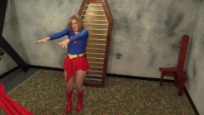 Superheroine Supergirl Captured Caged And Humiliated on femdomerotic.com