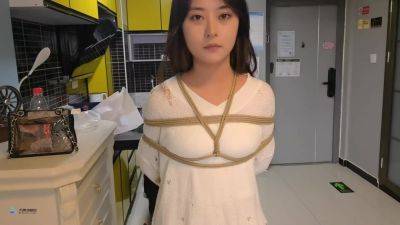 Chinese Girl In Long Dress In Bondage - China on femdomerotic.com