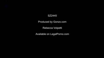Sensuous nymph Rebecca Volpetti pissing fetish gangbang hot xxx clip on femdomerotic.com