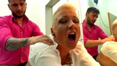 German Amateur - Pierced Blonde Banged In Her Pussy - Germany on femdomerotic.com