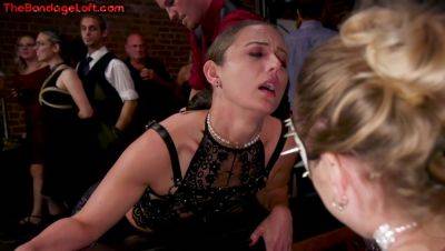 BDSM bitches love fucking in group sex at public place on femdomerotic.com
