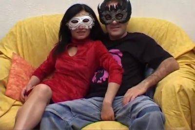 Couple With Mask Has Sex In Front A Camera 22 Min on femdomerotic.com